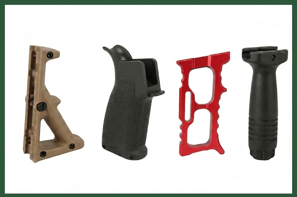 Airsoft Grips + Grip Accessories