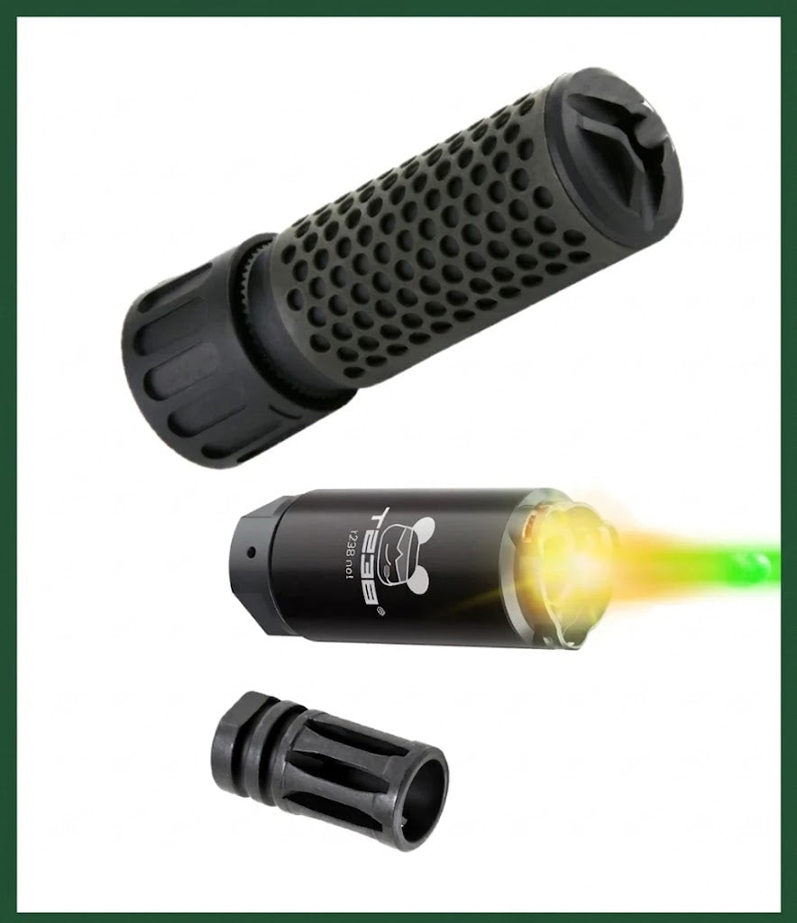 Airsoft Muzzle Devices + Muzzle Accessories