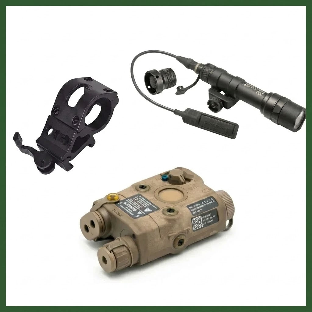 Airsoft Lights/Lasers + Mounts