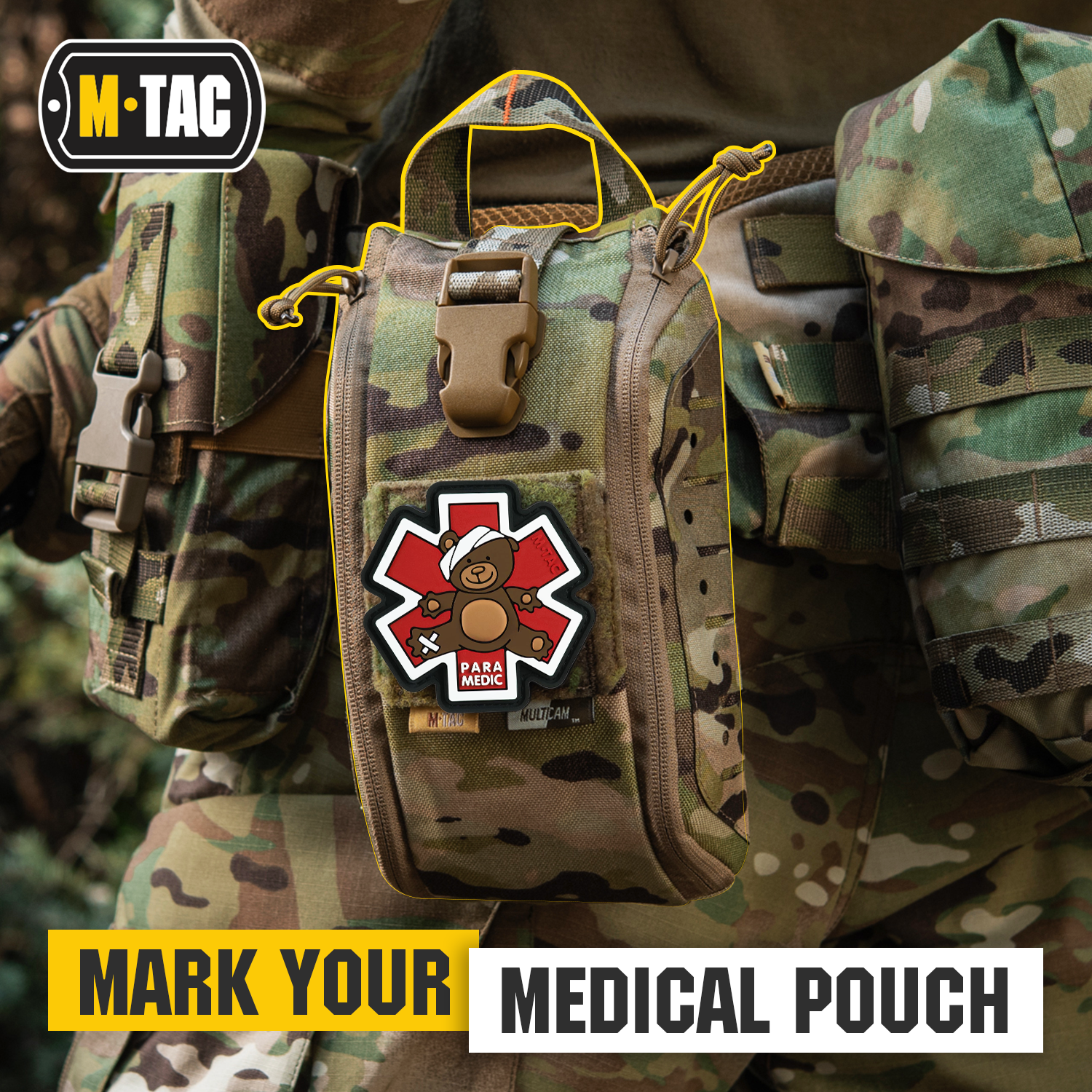 M-Tac Patch Paramedic Bear Embroidery