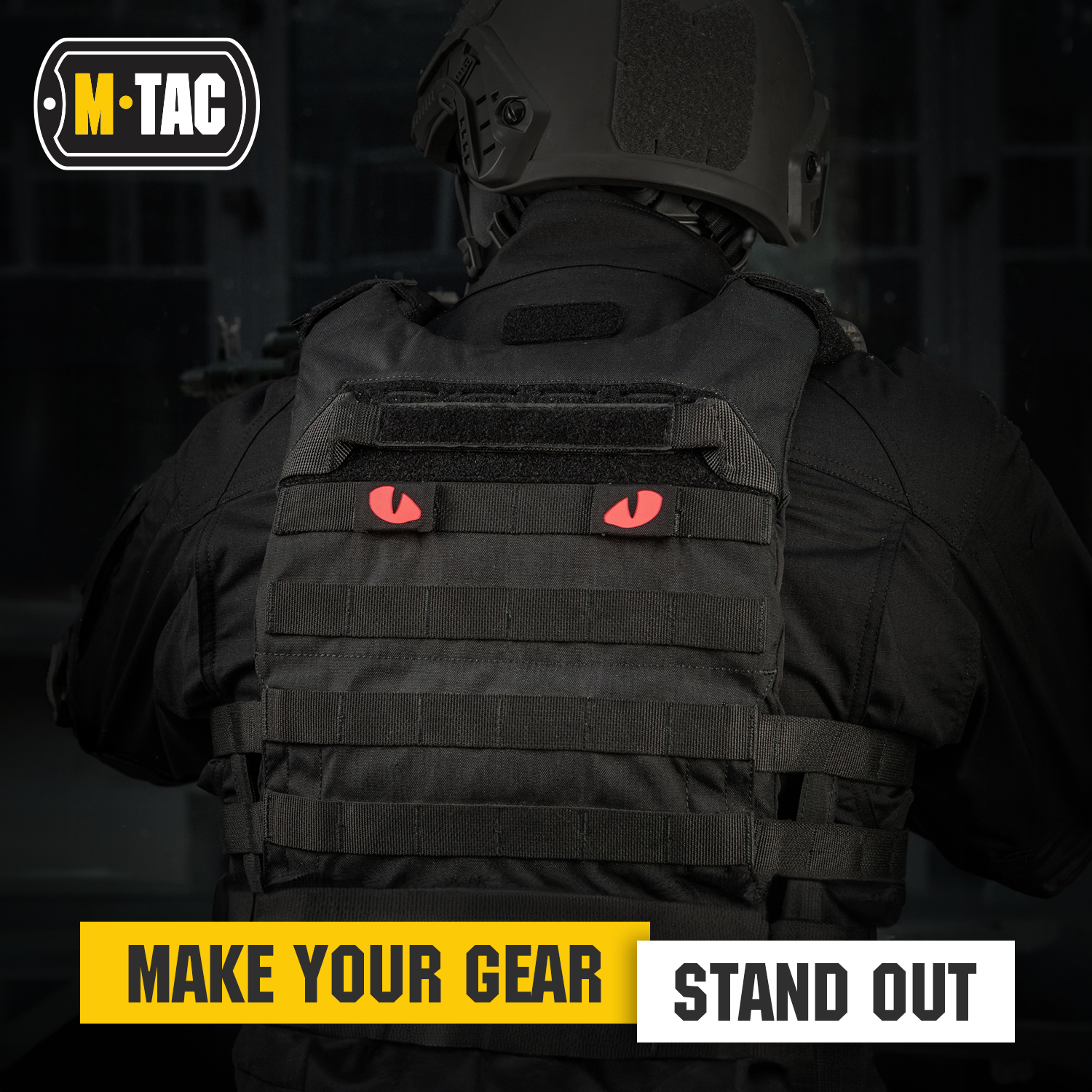 M-Tac Patch Tiger Eyes Laser Cut (couple)