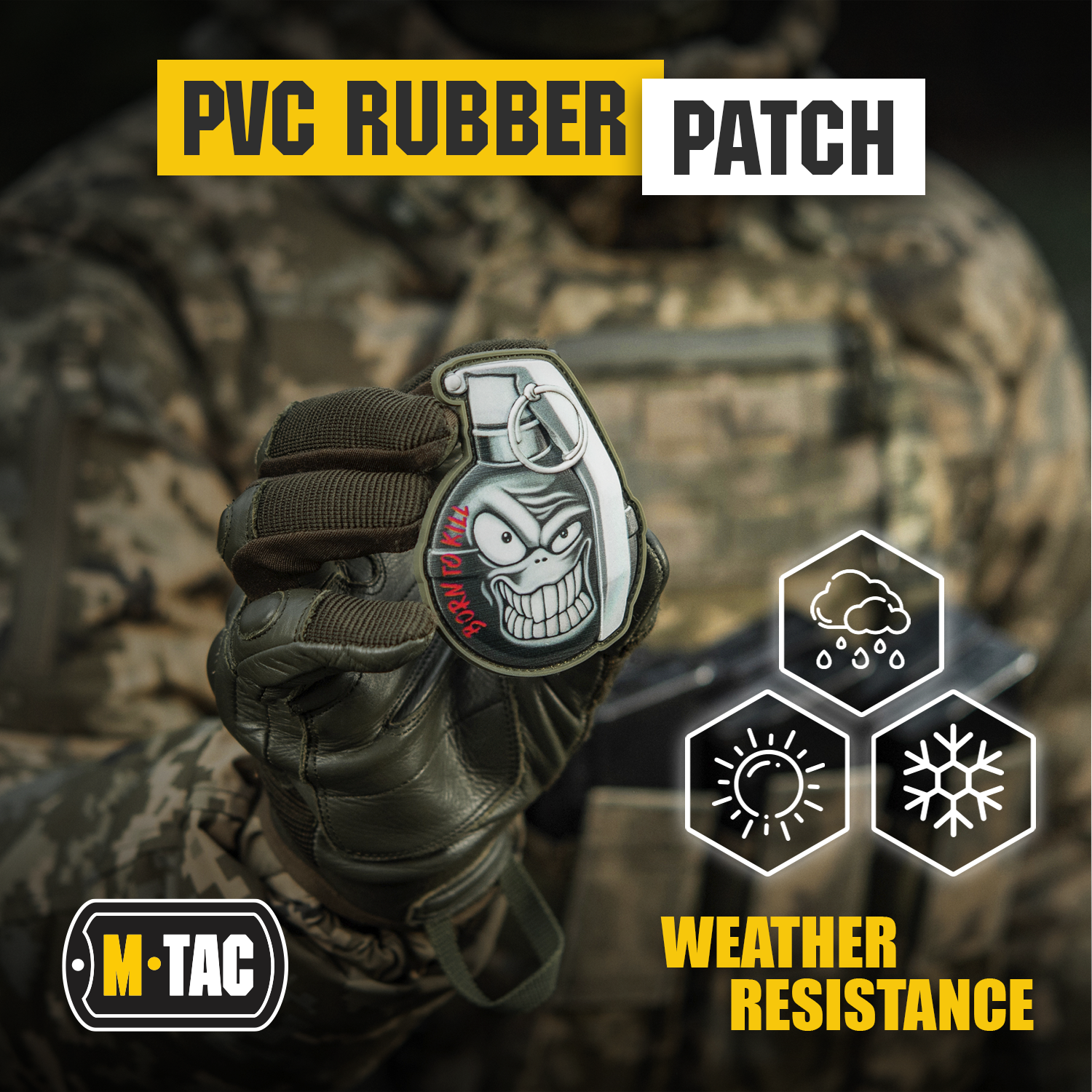 M-Tac M67 Grenade 3D PVC Patch