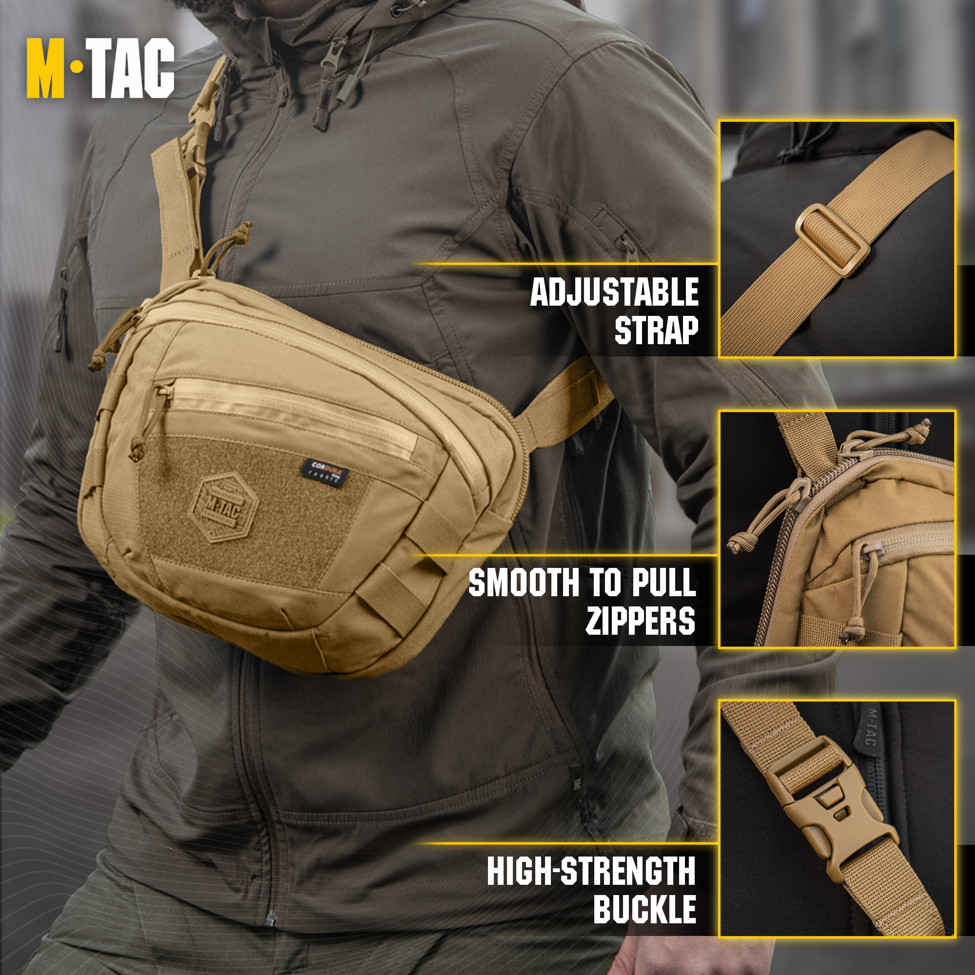 M-Tac Elite Sphaera Large Bag Gen II with Loop Panel