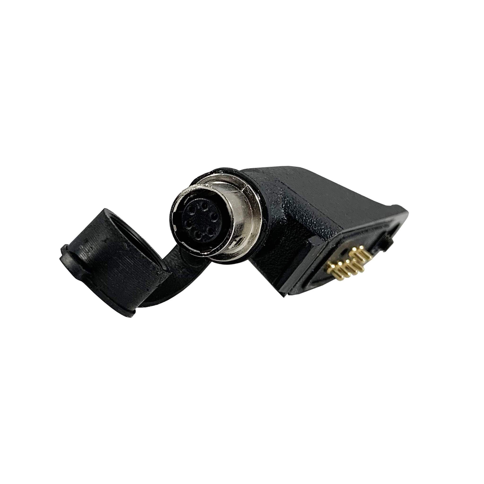 PolTact V1 Tactical Comms Headset w/ Active Hearing Protection & Quick Disconnect (Hirose) Adapter - Harris/Tait TP3000/7110/7100/8000/9000 Series