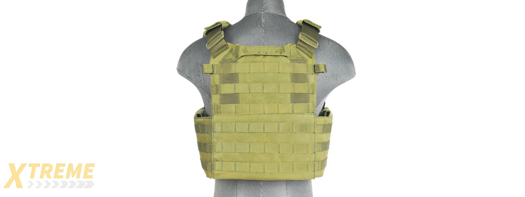 1000D Nylon Airsoft Molle Tactical Vest (OD Green)