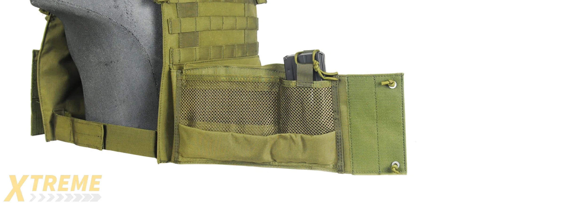 1000D Nylon Airsoft Molle Tactical Vest (OD Green)