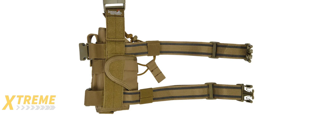 1000D NYLON TORNADO DROP LEG HOLSTER TACTICAL THIGH PLATFORM GEAR UTILITY