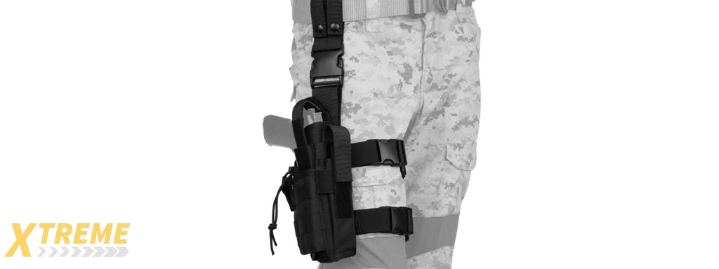 1000D NYLON TORNADO DROP LEG HOLSTER TACTICAL THIGH PLATFORM GEAR UTILITY