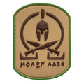 Molon Labe Spartan Battle Worn PVC Patch Multicam