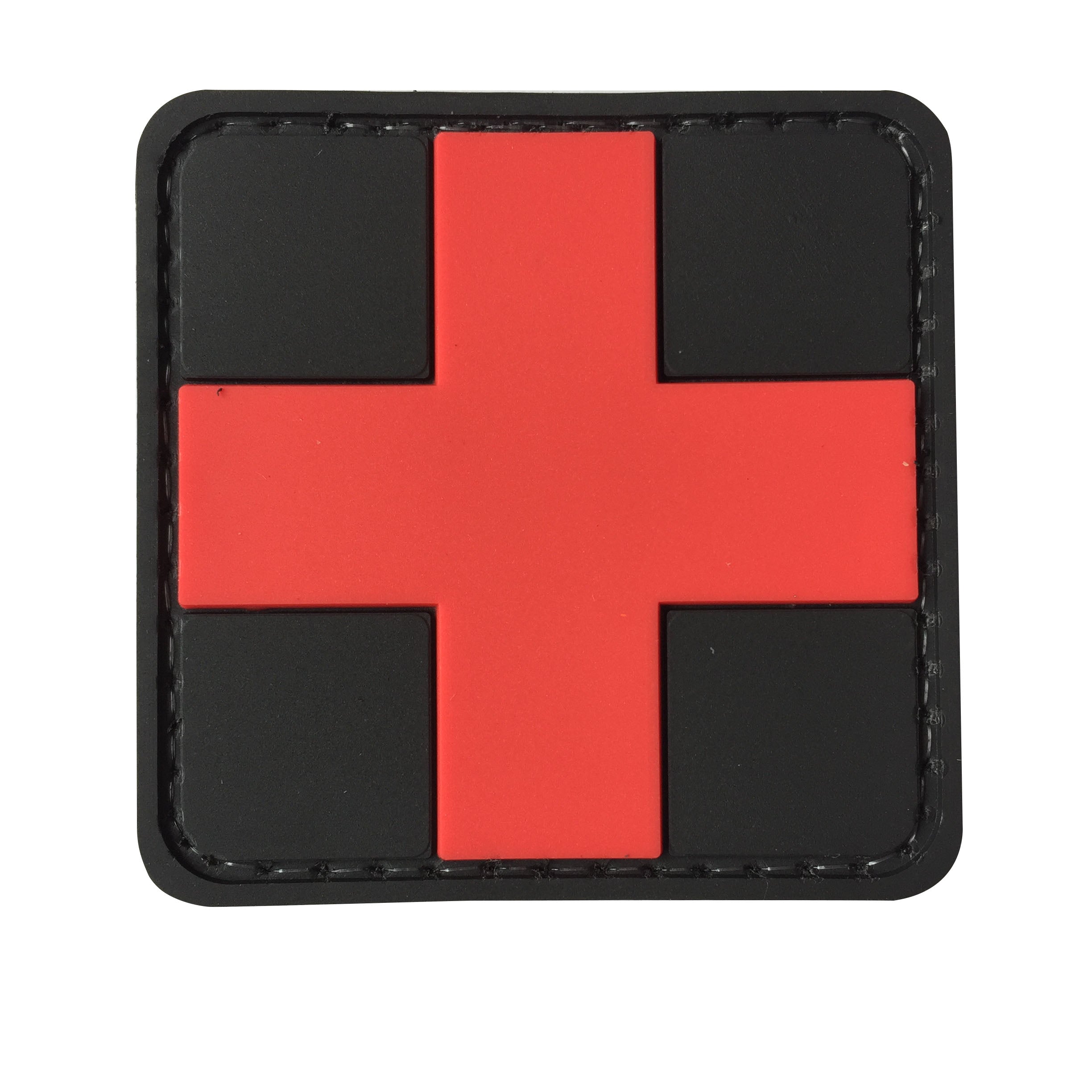 Cross Medic PVC Patch Black and Red