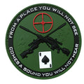 Sniper Poker PVC Patch Forest