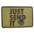 Just Send it PVC Patch Coyote Tan