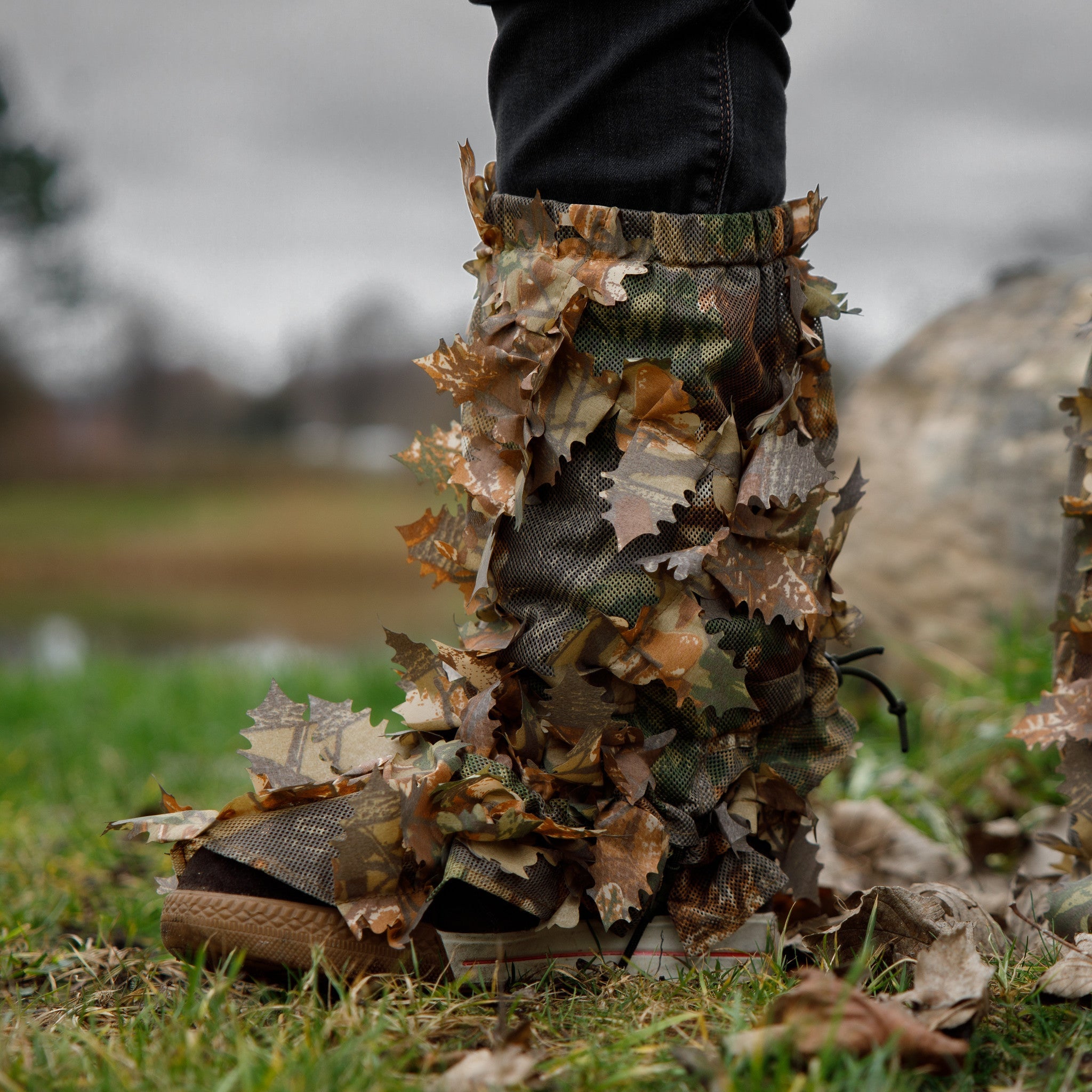 Brown Oak Leaf Suit Gaiters