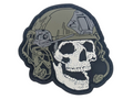 Tactical Grinning Skull PVC Patch