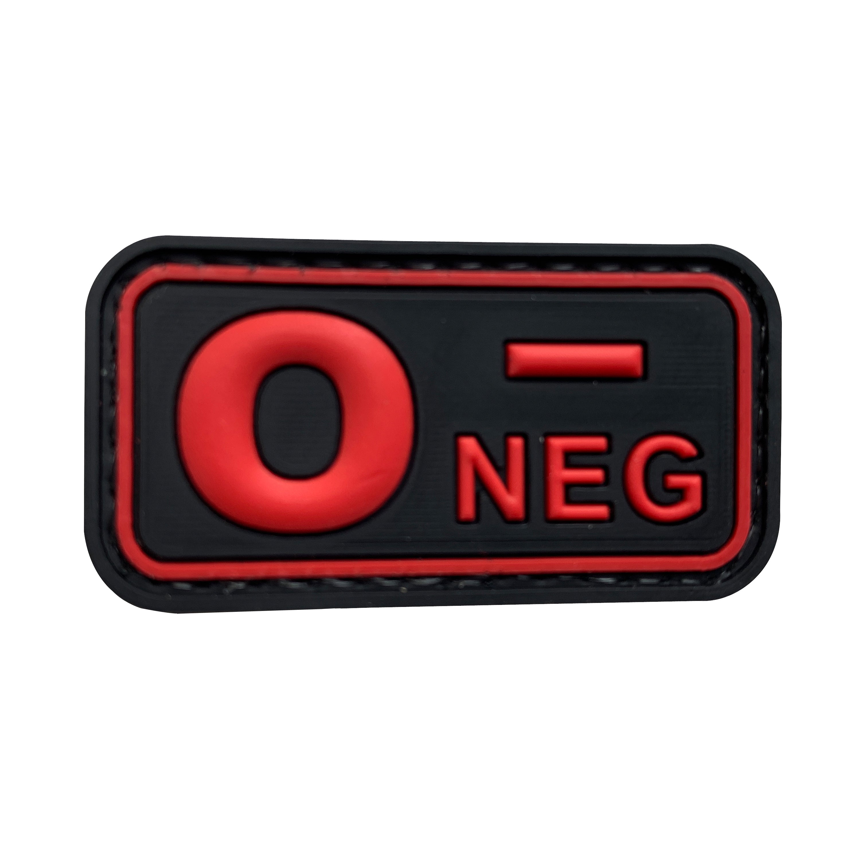 O NEG - Red - PVC Patch