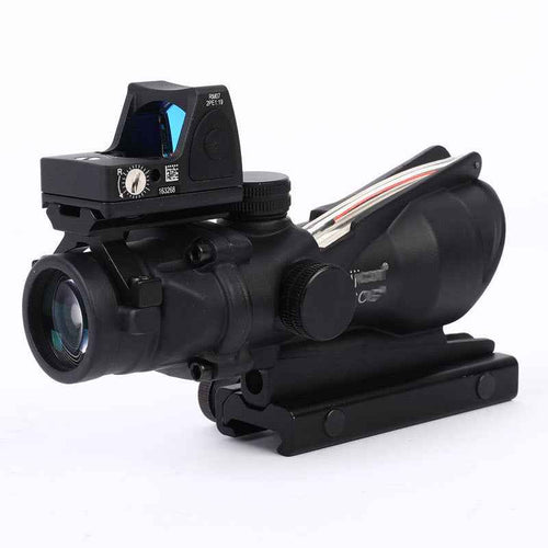 4X Airsoft Scope with Red Dot