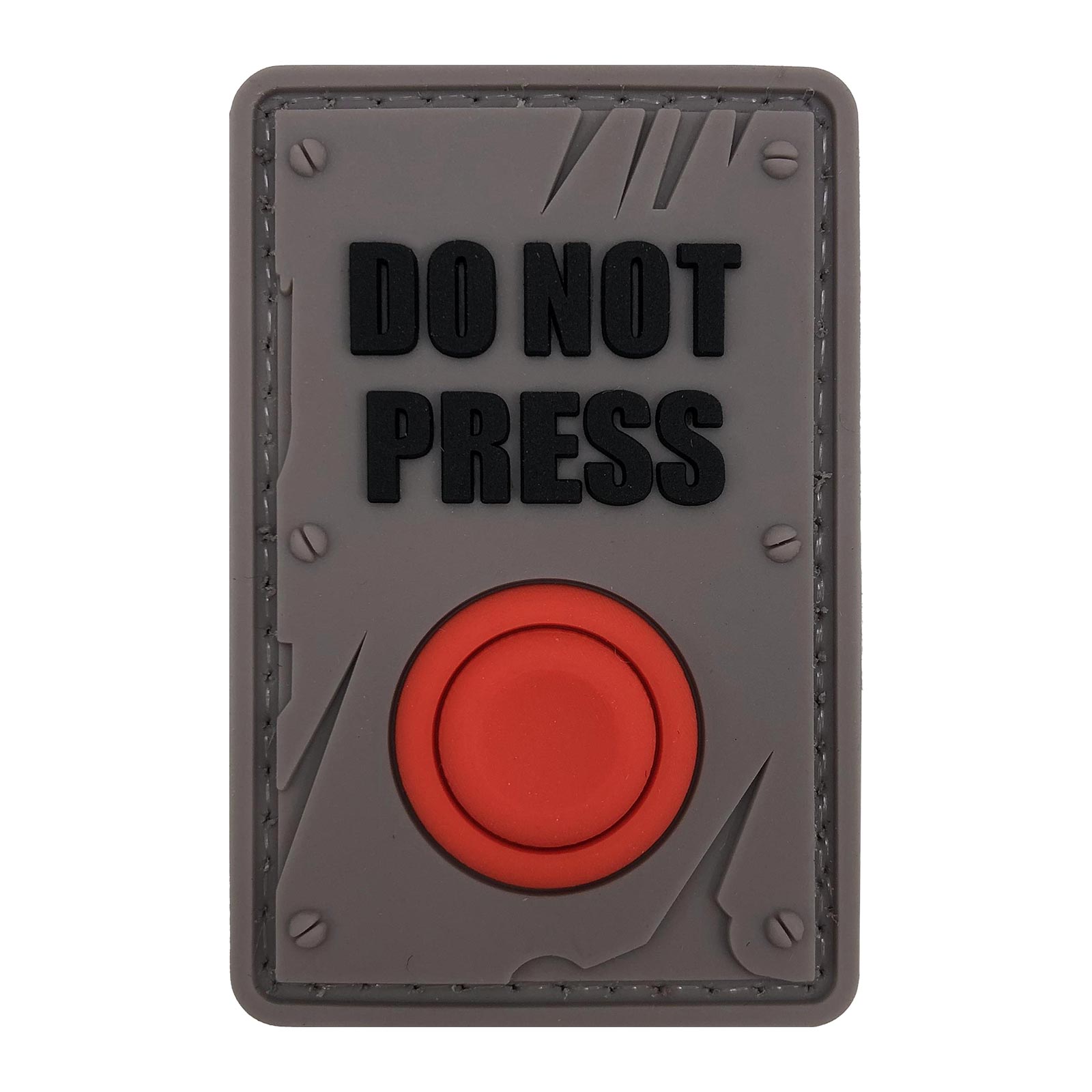 Do Not Press Button - PVC Patch