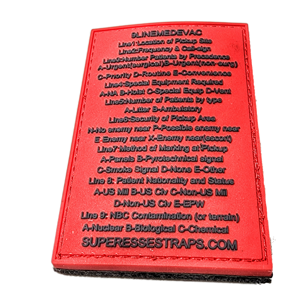 Storage Pocket Patch: Nine Line MedEvac