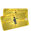 Land Nav Decal - Map Reading, Conversions, Pace Count, & Travel Tips