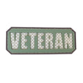 Veteran Tab - Green - PVC Patch
