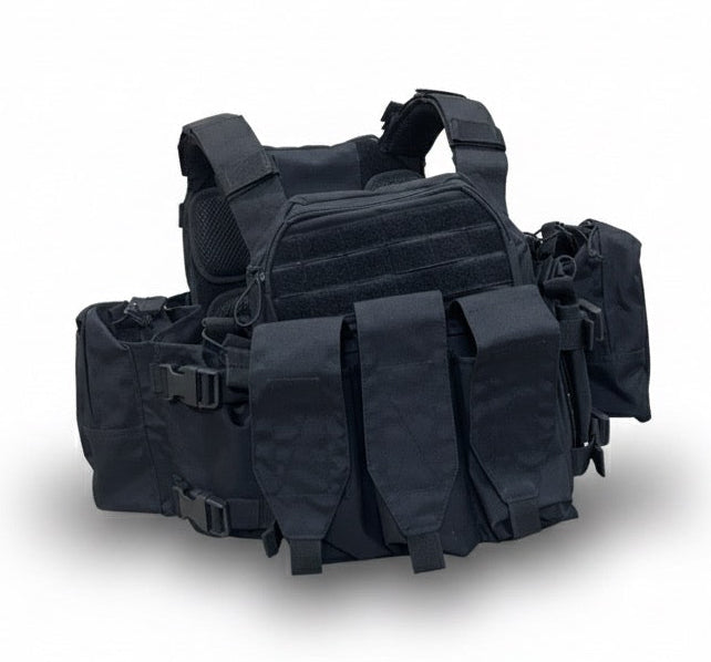 MPC V3 Micro Plate Carrier Black- Lightweight Carrier | Specter Defense-Adjustable-Takes 10x12 plates