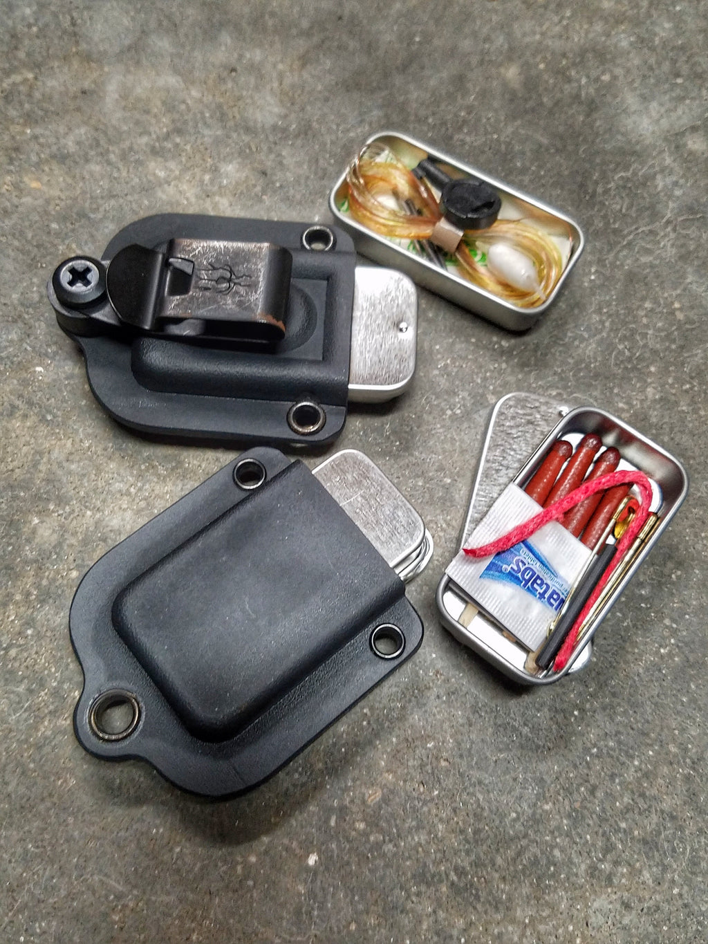 EDC Pocket Tin - Compartmentalized Survival Kits