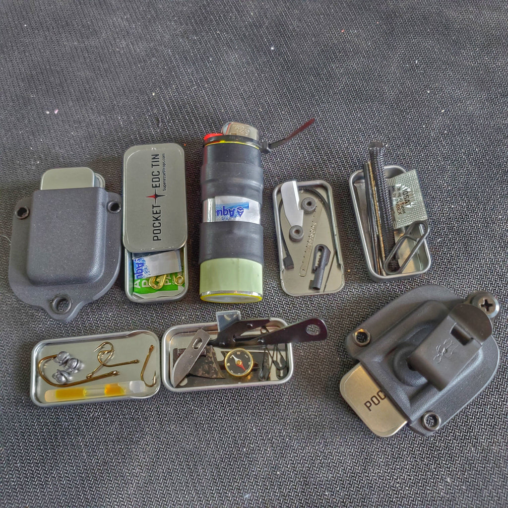 EDC Pocket Tin - Compartmentalized Survival Kits