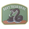 Don't Tread on Me PVC Patch Brown