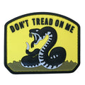 Don't Tread on Me PVC Patch Yellow