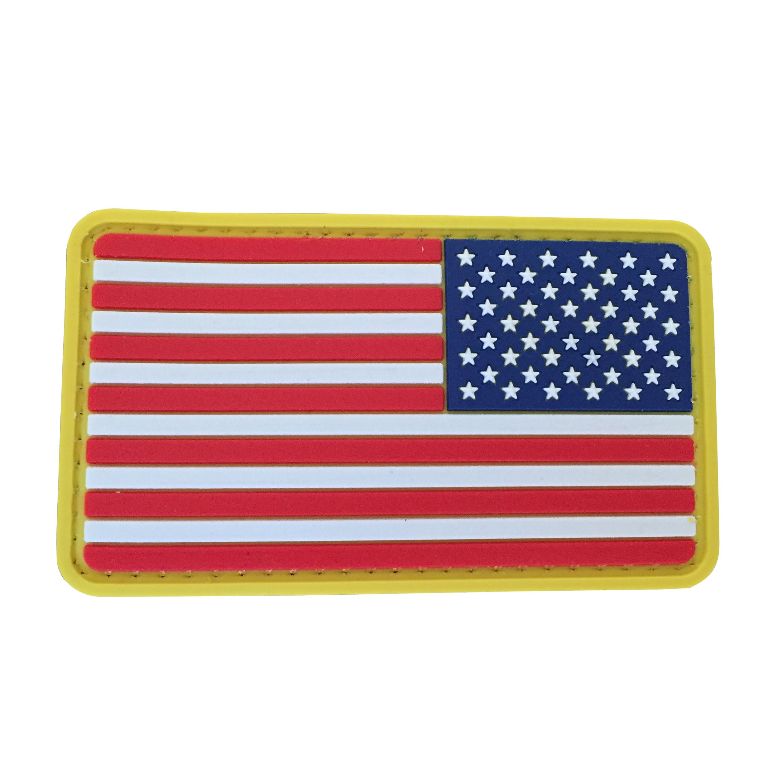 US Flag Reverse - Full Color - PVC Patch