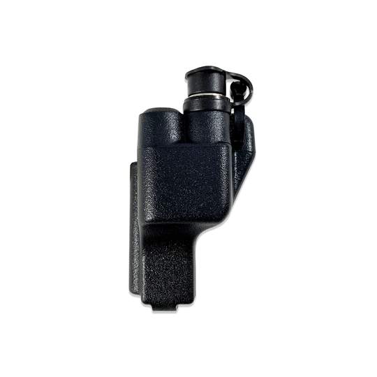 Braided Fiber Tactical Mic & Invisible Series Tubeless Earpiece Complete Kit w/ Quick Disconnect (Hirose) - EF Johnson All 51, 5000, 5100, 7700, 8100 Series, Ascend, Kenwood VP400, VP600, VP900 & More