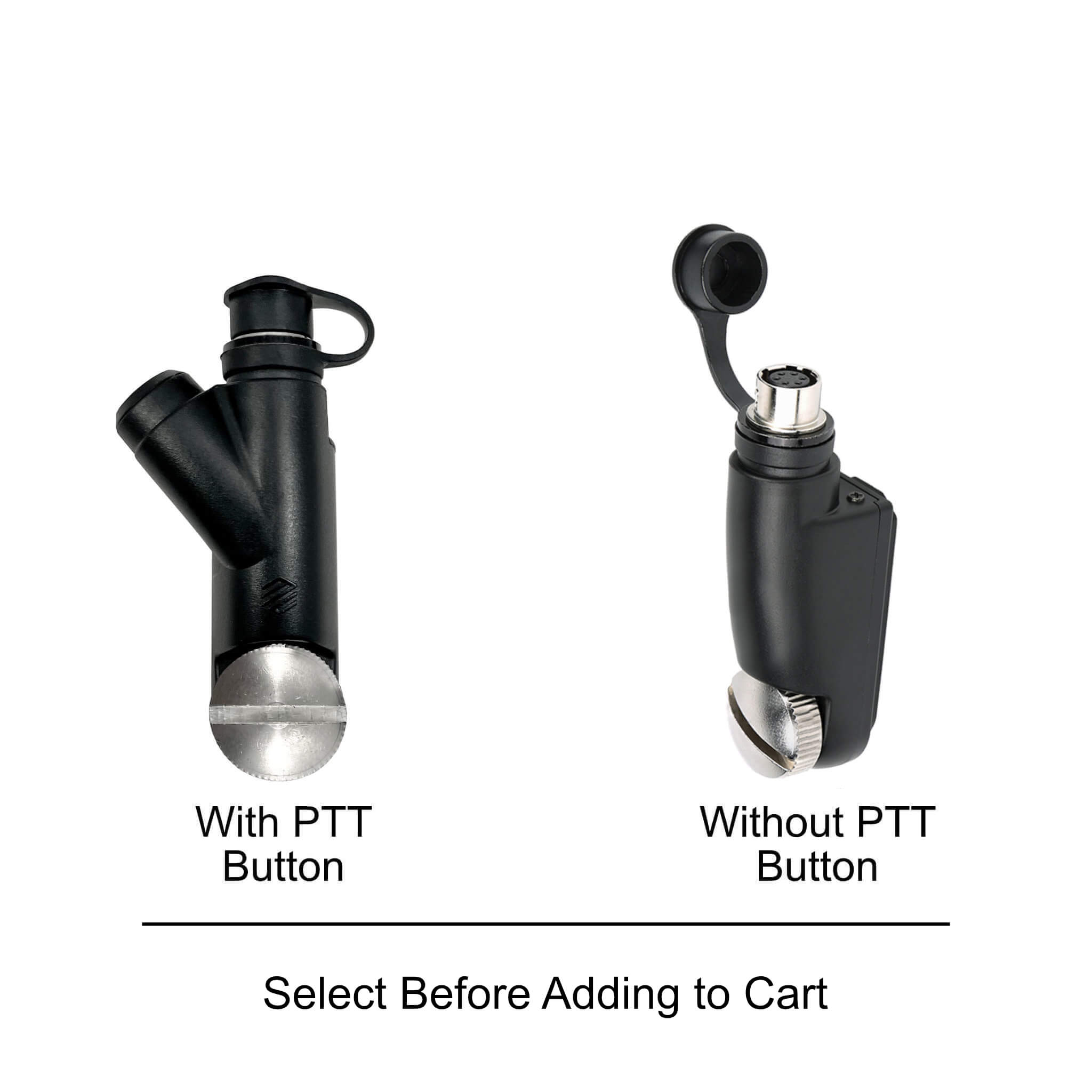 Braided Fiber Tactical Mic & Invisible Series Tubeless Earpiece Complete Kit w/ Quick Disconnect (Hirose) - Harris: XL-150/P, XG-100/P, XL-185/P/Pi, XL-200/P/Pi, XL-400