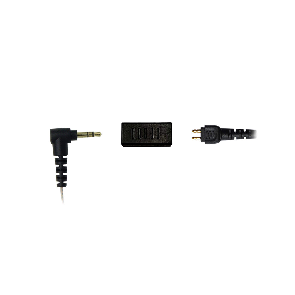 Invisible Series Mic/Dual Earpiece Upgrade Kit- Tubeless Covert/Tactical Radio Earpiece Ambidextrous- Tubeless Earpiece & Acoustic Tube Kit Converter