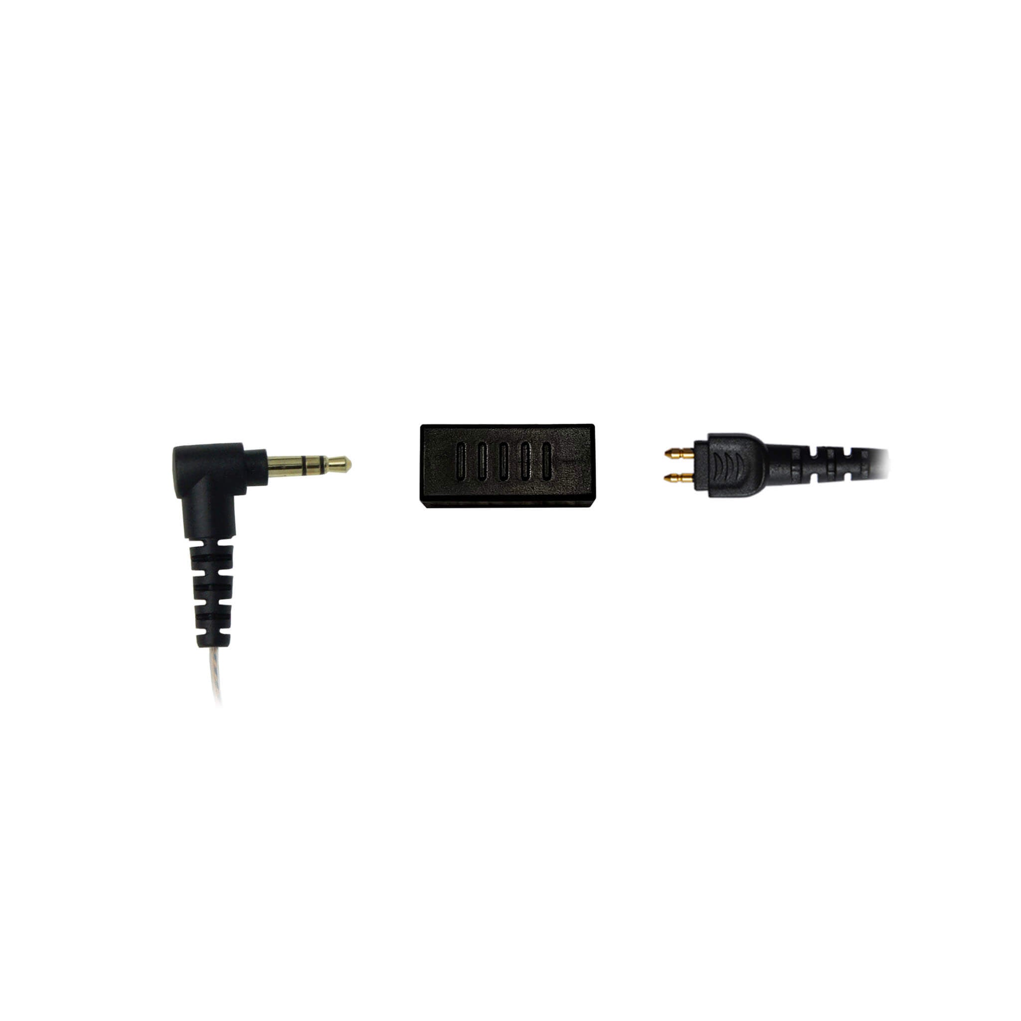 Invisible Series Mic/Dual Earpiece Upgrade Kit- Tubeless Covert/Tactical Radio Earpiece Ambidextrous- Tubeless Earpiece & Acoustic Tube Kit Converter