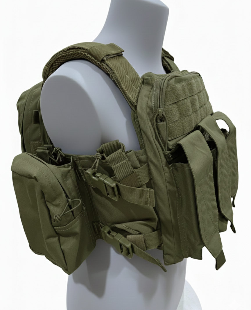 MPC V3 -Micro Plate Carrier Green- Lightweight Carrier | Specter Defense-Adjustable-Takes 10x12 plates