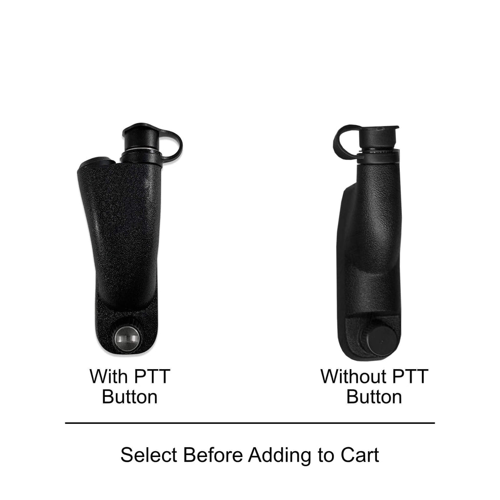 Braided Fiber Tactical Mic & Invisible Series Tubeless Earpiece Complete Kit w/ Quick Disconnect (Hirose) - Motorola: APX (Apex) Series, XPR Series, SRX2200, & More