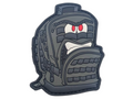 Tactical Backpack - Black PVC Patch