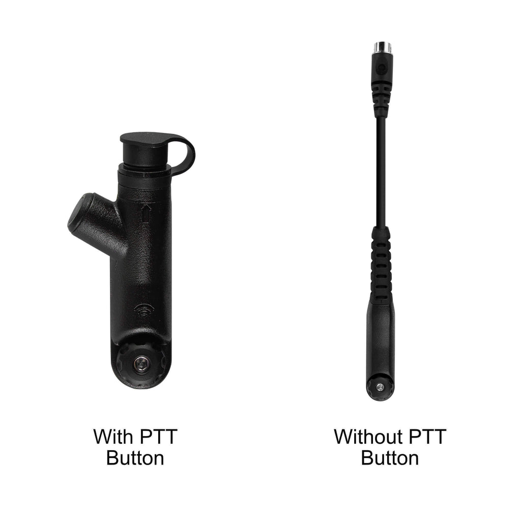 Patrol Mic & Invisible Series Tubeless Earpiece Complete Tactical Kit w/ Quick Disconnect (Hirose) - Motorola R7, MXP600, ION & N Series