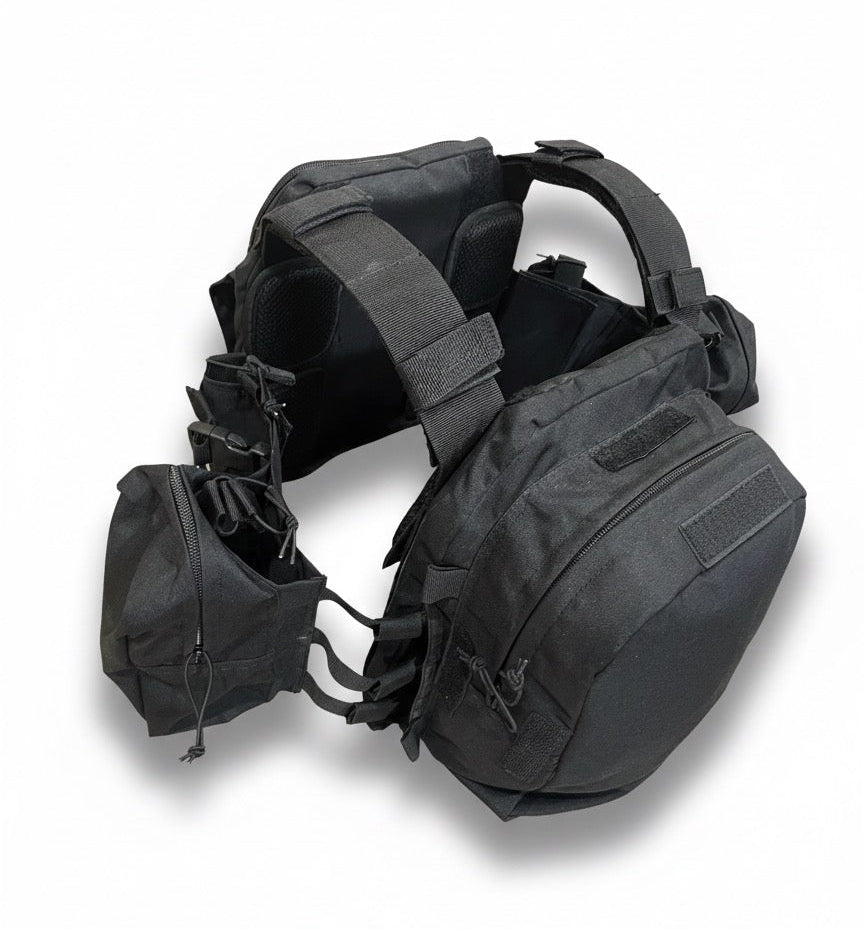 MPC V3 Micro Plate Carrier Black- Lightweight Carrier | Specter Defense-Adjustable-Takes 10x12 plates