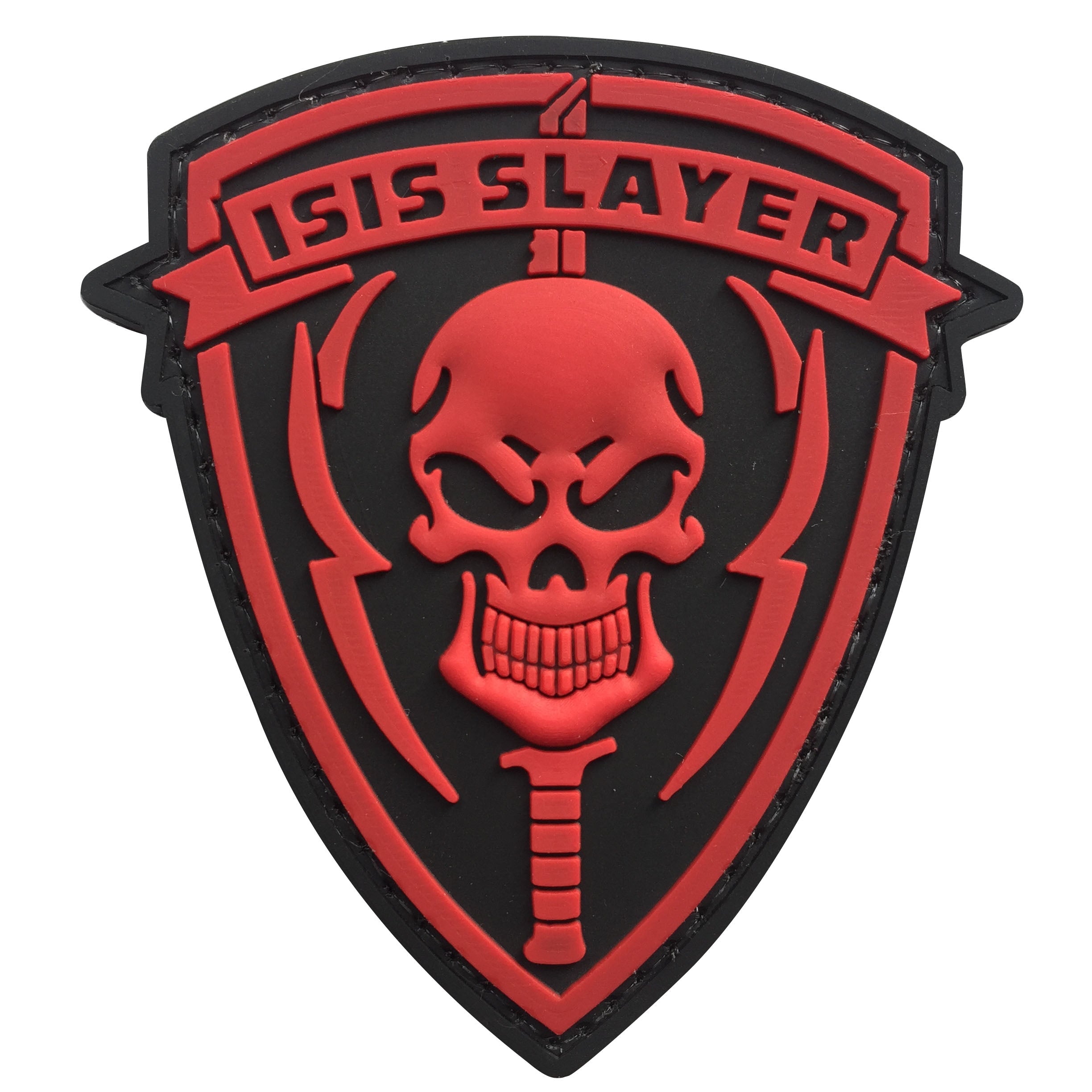 ISIS SLAYER with Punisher PVC Patch Red