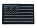 Black Out American Flag PVC Patch