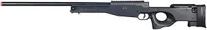 WELL AIRSOFT MB01 GAS POWERED BOLT ACTION RIFLE - BLACK