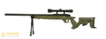 425 FPS WELLFIRE SR22 AIRSOFT SNIPER RIFLE W/ SCOPE AND BIPOD - OD