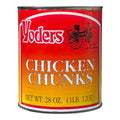 Yoder’s Canned Chicken Chunks | 28 oz can | Real USA Chicken | Fully Cooked | Shelf Stable Survival Food | 10+ Year Shelf Life | Ready to Eat | Ideal for Prepping, Storage & Camping
