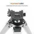 Linkogear Carbon Fiber Tripod – Picatinny/Arca, 64" Max, 66lb Capacity - Black