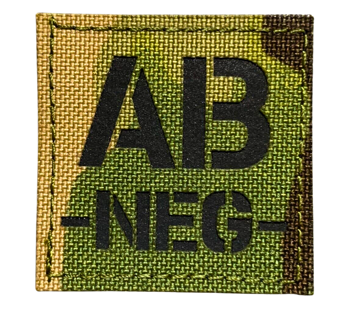 Reflective Fabric AB NEG Patch Multicam