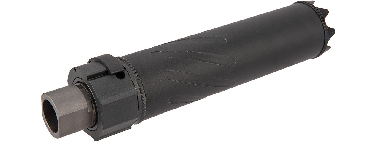 5KU SOCOM556MG Monster QD 7.5 Mock Suppressor / Barrel Extension Fluted (BLACK)