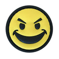 Angry Smiley PVC Patch Yellow