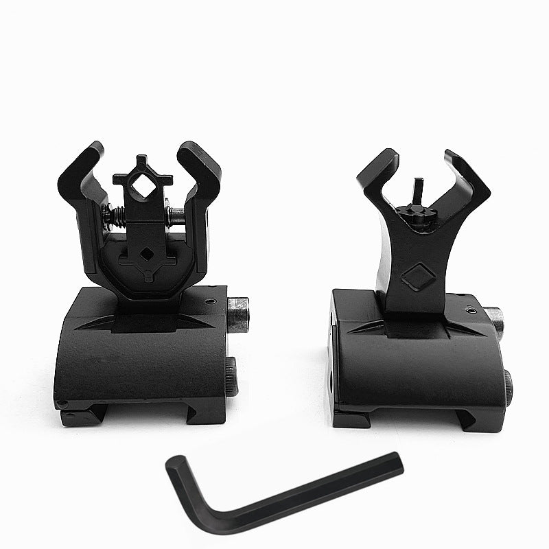 Diamond Tactical Flip-Up Aluminum Sights (Front and Rear Set)