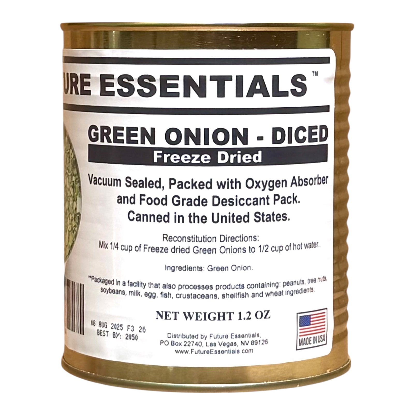 Case (12 Cans) of Future Essentials Freeze Dried Vegetable Variety